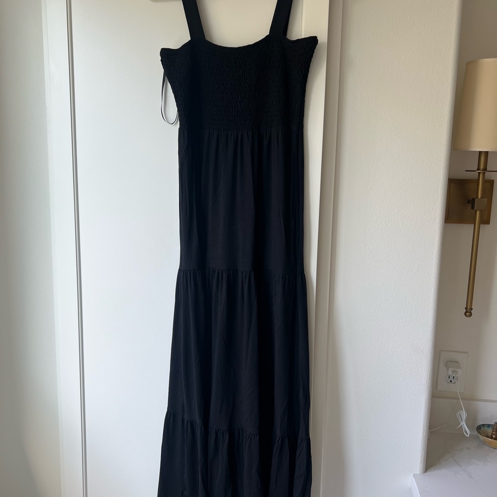 LOFT Black Maxi Dress